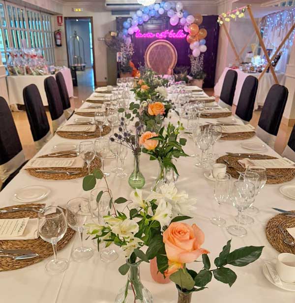 Decoración floral para Restaurantes